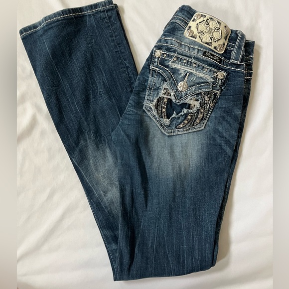 Miss Me Boot Cut Jeans - Picture 2 of 4